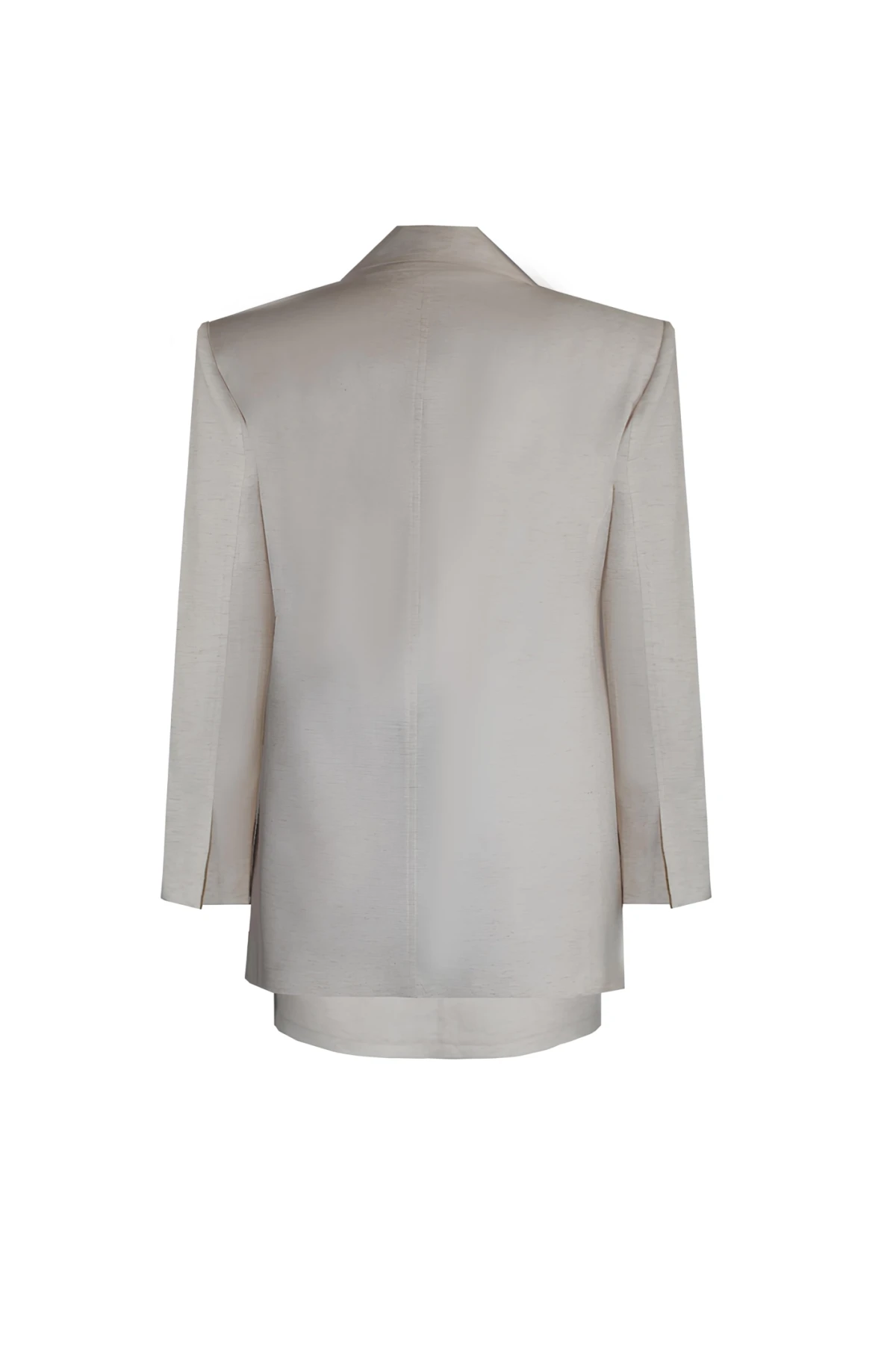 TOKA DETAYLI KETEN BEJ CEKET VE ETEK TAKIM